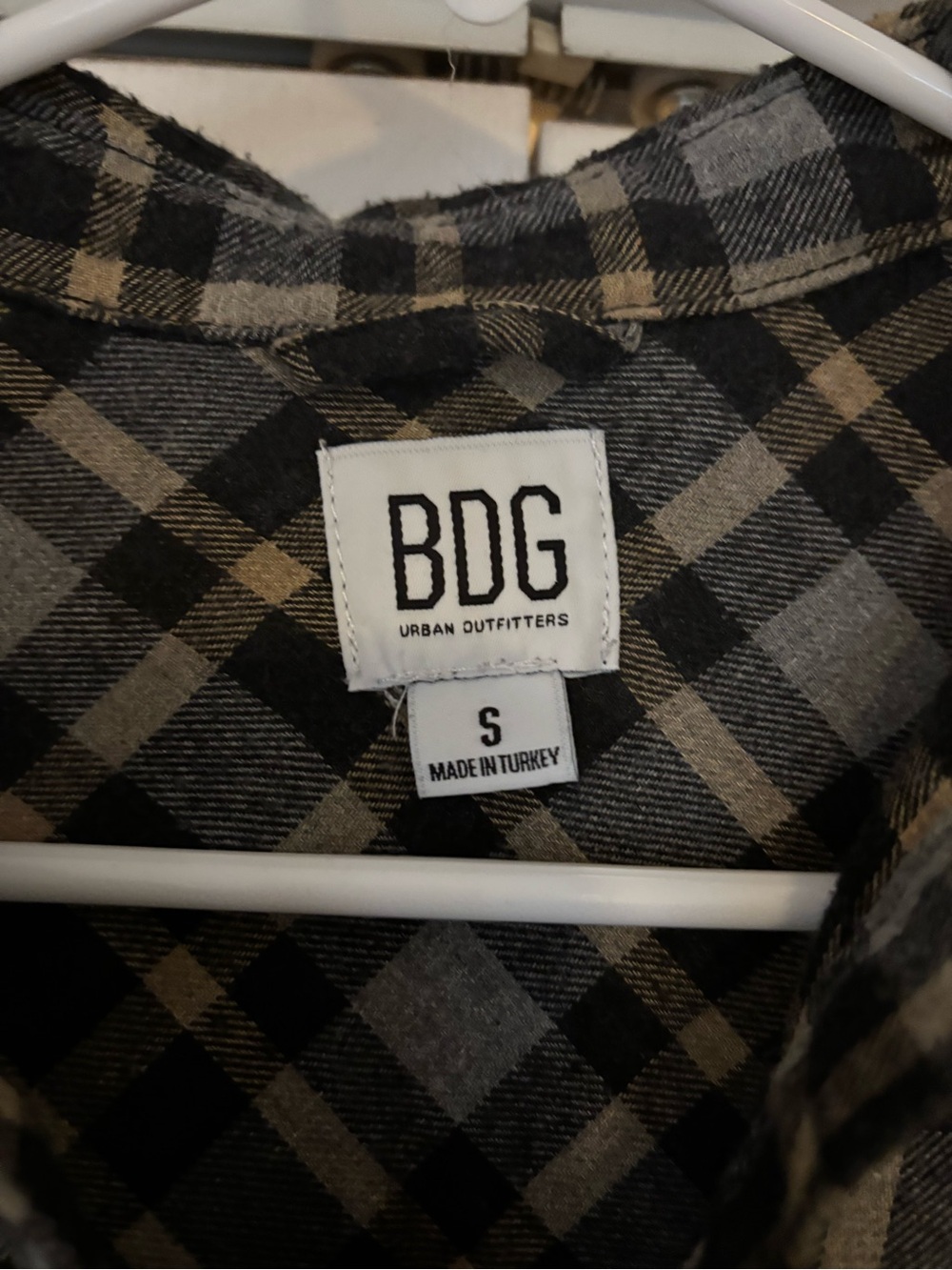 BDG Patchwork Flannel Shirt S - Picture 4 of 4